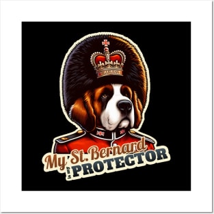 Kings Queens Guard St. Bernard Posters and Art